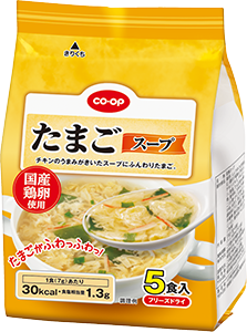CO・OPたまごスープの製品写真